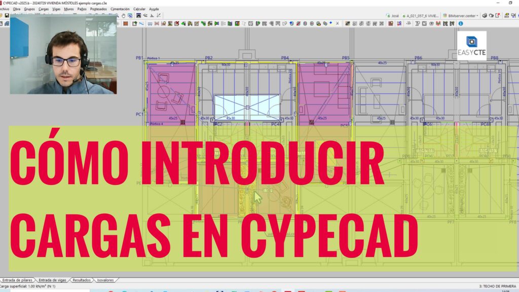 CÓMO INTRODUCIR CARGAS ESTRUCTURALES EN CYPECAD