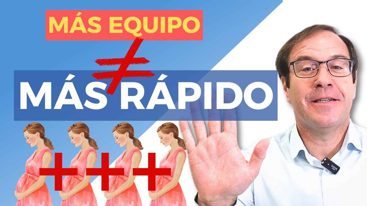 más no equipo no es igual a más rápido