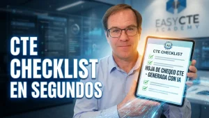 checklist CTE con IA