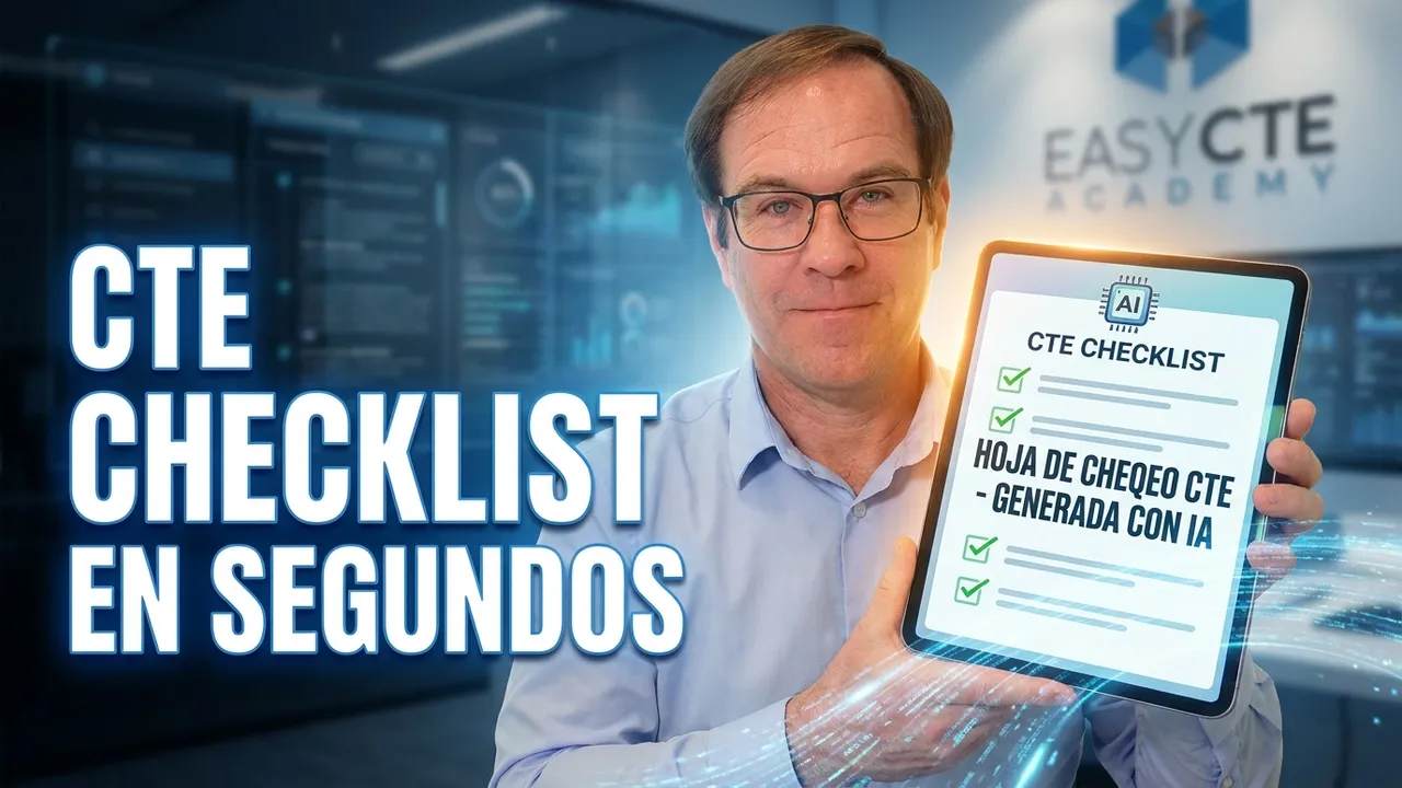 checklist CTE con IA