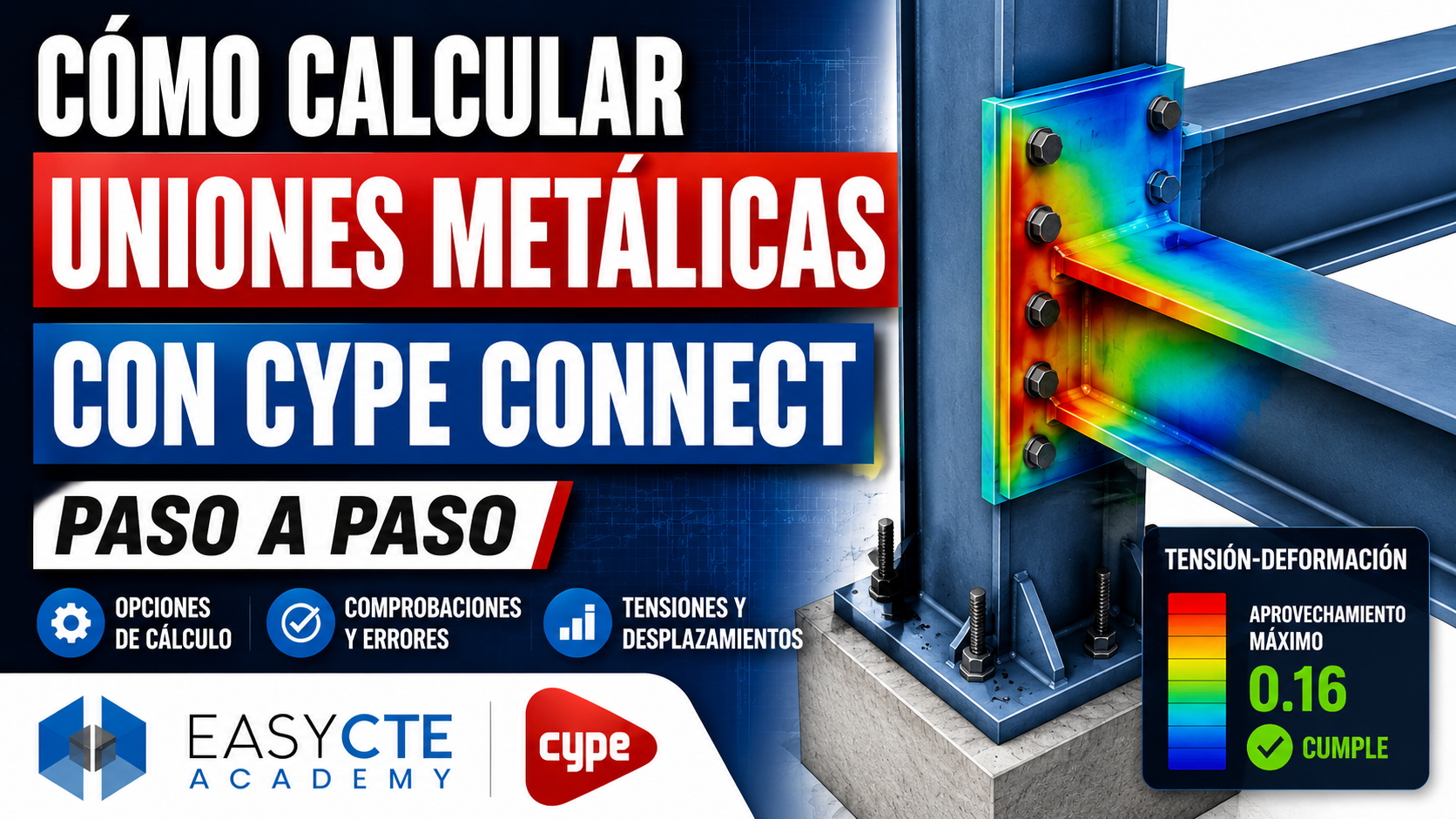Cómo calcular uniones metálicas con Cype Connect paso a paso
