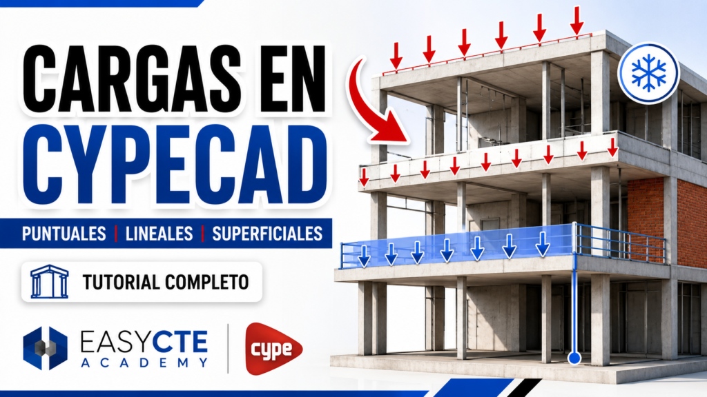 Cómo introducir las cargas en CYPECAD