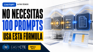 Aprende a escribir un prompt profesional con cinco bloques: rol, contexto, objetivo, condiciones y formato. Incluye plantilla y ejemplo técnico.