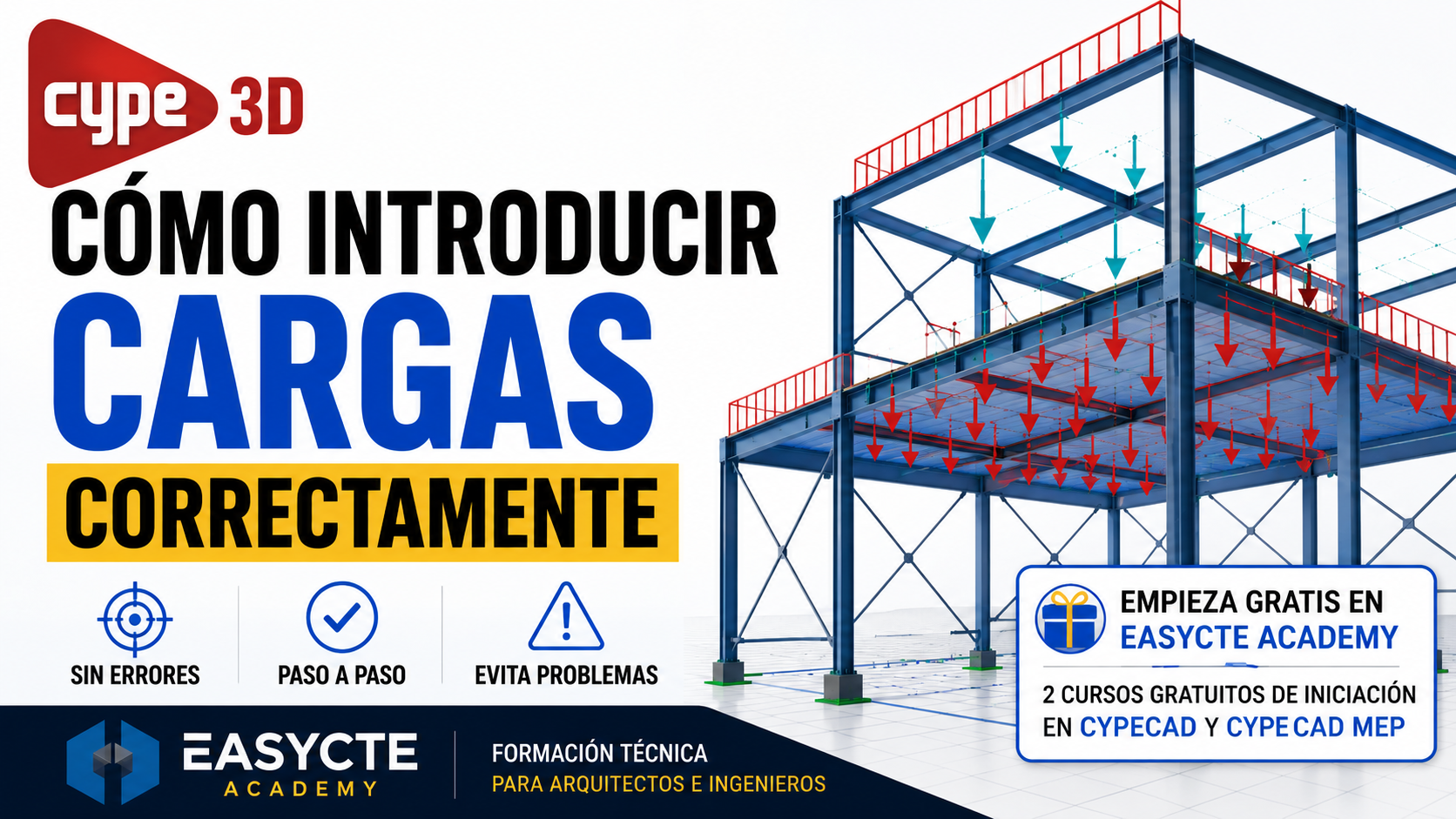 Cype 3d Cómo introducir cargas correctamente